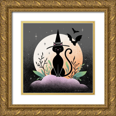 Hocus Pocus II Gold Ornate Wood Framed Art Print with Double Matting by Graham, Gia