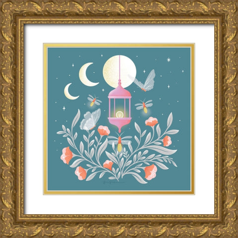 Winged Wonders VII Gold Ornate Wood Framed Art Print with Double Matting by Graham, Gia