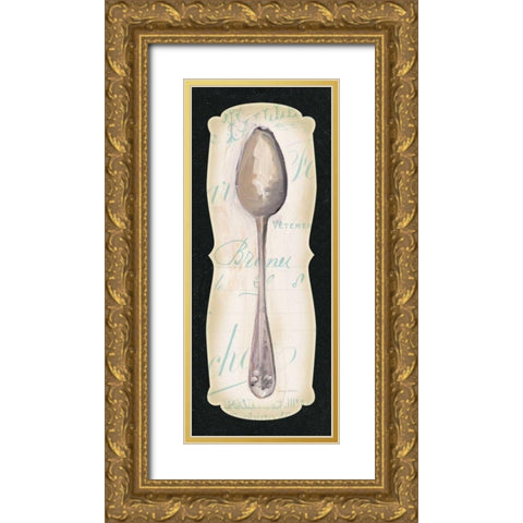 French Spoon Gold Ornate Wood Framed Art Print with Double Matting by Tillmon, Avery