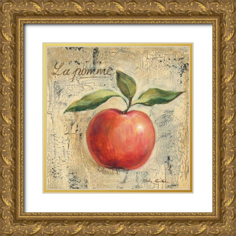 La Pomme Gold Ornate Wood Framed Art Print with Double Matting by Vassileva, Silvia