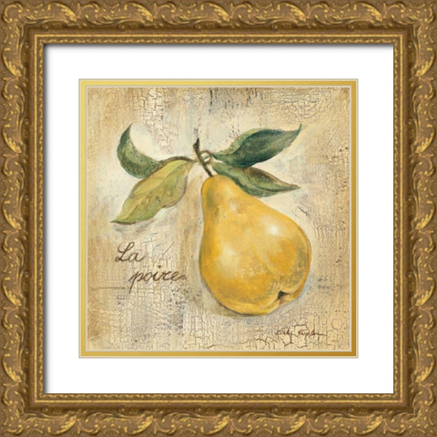 La Poire Gold Ornate Wood Framed Art Print with Double Matting by Vassileva, Silvia