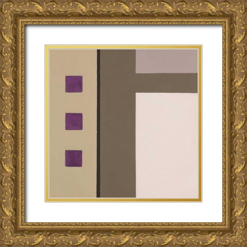 Barrel and Bin A Gold Ornate Wood Framed Art Print with Double Matting by Bannister, Cory