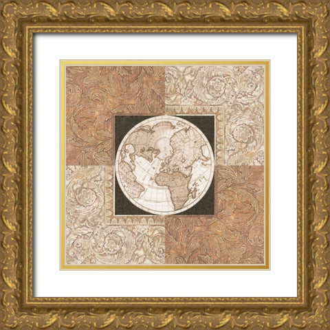 Worldly Perspective II Gold Ornate Wood Framed Art Print with Double Matting by Bannister, Cory