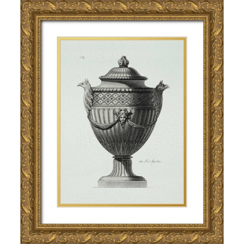 Elements of Style II Gold Ornate Wood Framed Art Print with Double Matting by Chilton, Sarah E