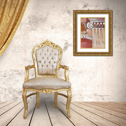 Palatine Drawings II Gold Ornate Wood Framed Art Print with Double Matting by Chilton, Sarah E