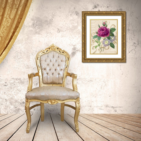 Bloomsbury II Gold Ornate Wood Framed Art Print with Double Matting by Nicole, Lily