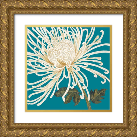 Mums The Word II Gold Ornate Wood Framed Art Print with Double Matting by Nicole, Lily
