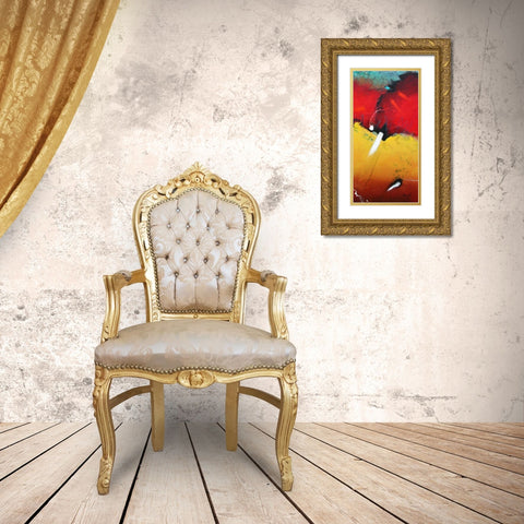 Kleiner Blick Gold Ornate Wood Framed Art Print with Double Matting by Hansl, Alfred