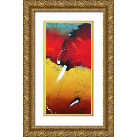 Kleiner Blick Gold Ornate Wood Framed Art Print with Double Matting by Hansl, Alfred