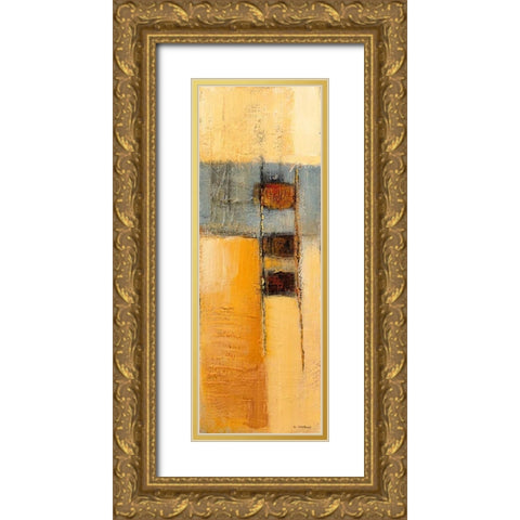 going up Gold Ornate Wood Framed Art Print with Double Matting by Danckaert, Bea