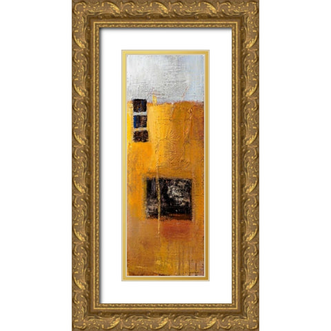 looking down Gold Ornate Wood Framed Art Print with Double Matting by Danckaert, Bea