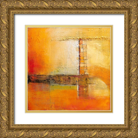 Stairway to heaven Gold Ornate Wood Framed Art Print with Double Matting by Danckaert, Bea