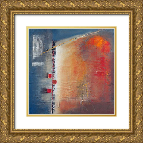 Silent Glow Gold Ornate Wood Framed Art Print with Double Matting by Danckaert, Bea