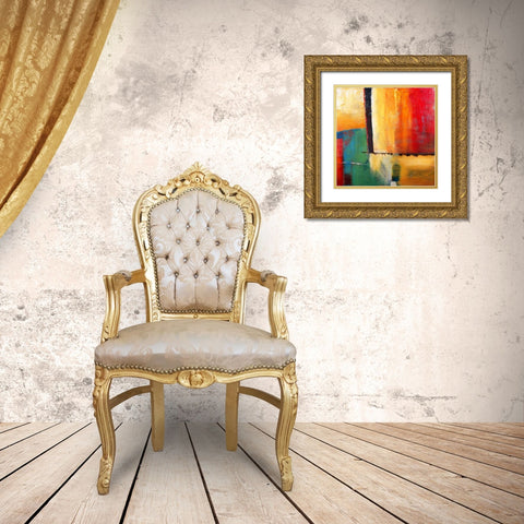 City Lifes Gold Ornate Wood Framed Art Print with Double Matting by Danckaert, Bea
