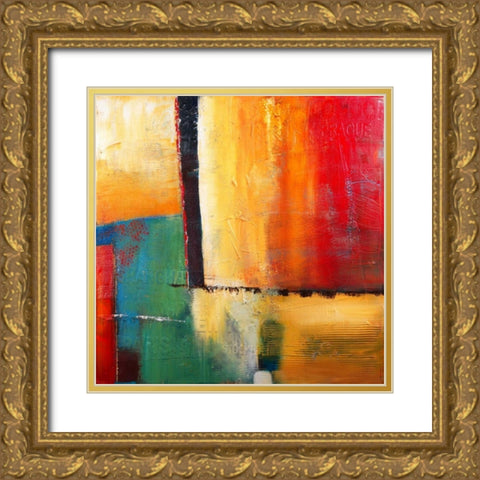 City Lifes Gold Ornate Wood Framed Art Print with Double Matting by Danckaert, Bea
