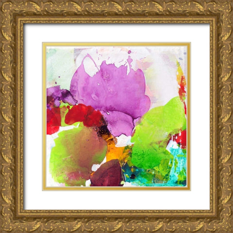 Violet Grace Gold Ornate Wood Framed Art Print with Double Matting by Ruttkau,El