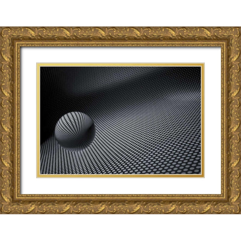 Glaskugelspiel I Gold Ornate Wood Framed Art Print with Double Matting by Rossmeissl, Gerhard