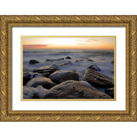 Sylt I Gold Ornate Wood Framed Art Print with Double Matting by Rossmeissl, Gerhard