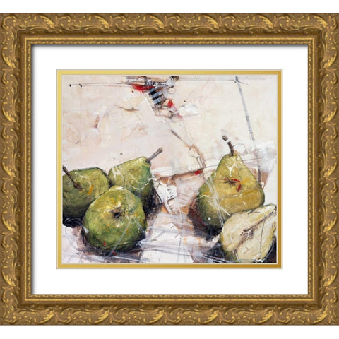 Birnenkomplott Gold Ornate Wood Framed Art Print with Double Matting by Mayer, Norbert