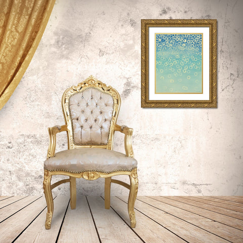 Faded Axioms II Gold Ornate Wood Framed Art Print with Double Matting by Lam, Vanna