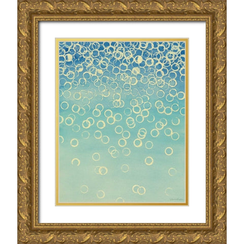 Faded Axioms II Gold Ornate Wood Framed Art Print with Double Matting by Lam, Vanna