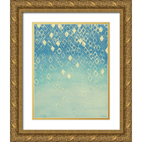 Faded Axioms III Gold Ornate Wood Framed Art Print with Double Matting by Lam, Vanna