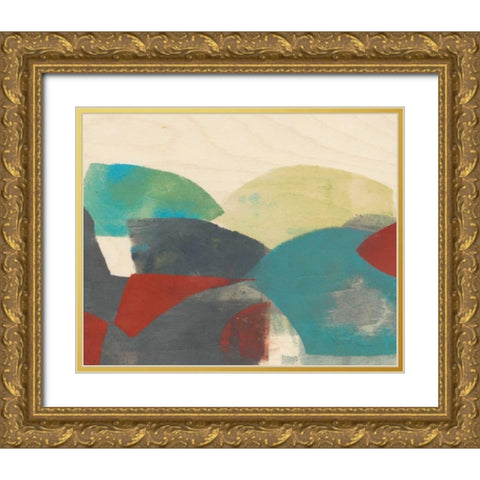 Ship Shape I Gold Ornate Wood Framed Art Print with Double Matting by Goldberger, Jennifer