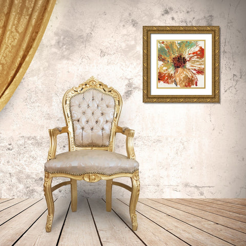 Splash III Gold Ornate Wood Framed Art Print with Double Matting by OToole, Tim