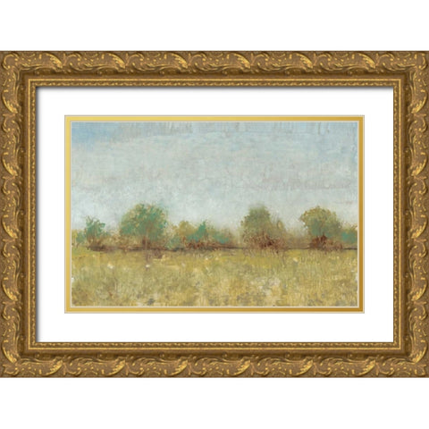 Spring Field I Gold Ornate Wood Framed Art Print with Double Matting by OToole, Tim