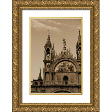 Architettura di Italia V Gold Ornate Wood Framed Art Print with Double Matting by Perkins, Greg