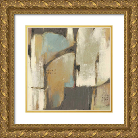 Structural Abstract I Gold Ornate Wood Framed Art Print with Double Matting by OToole, Tim