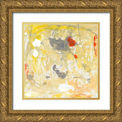 Lemon Jostle I Gold Ornate Wood Framed Art Print with Double Matting by OToole, Tim