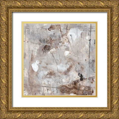 Neutral Jostle II Gold Ornate Wood Framed Art Print with Double Matting by OToole, Tim