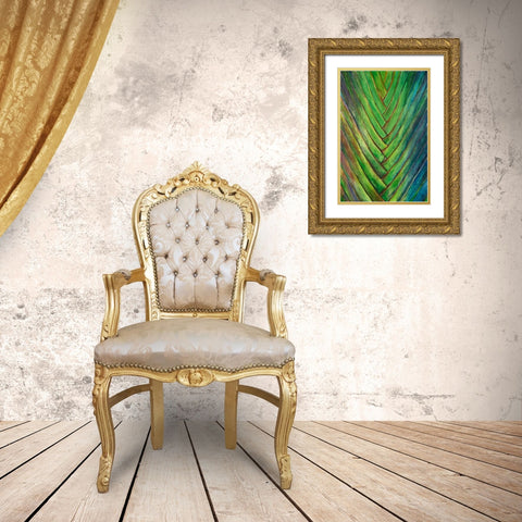 Tropical Crop I Gold Ornate Wood Framed Art Print with Double Matting by Wang, Melissa