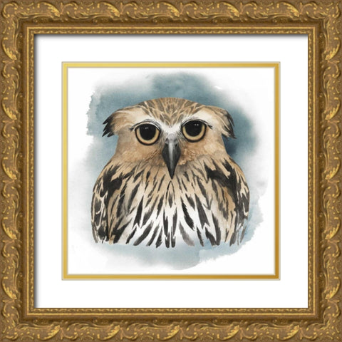 Greenwood Animals II Gold Ornate Wood Framed Art Print with Double Matting by Popp, Grace