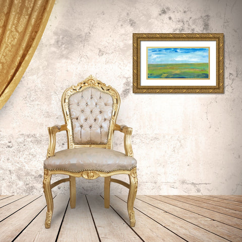 Vast Land I Gold Ornate Wood Framed Art Print with Double Matting by OToole, Tim