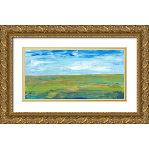 Vast Land I Gold Ornate Wood Framed Art Print with Double Matting by OToole, Tim
