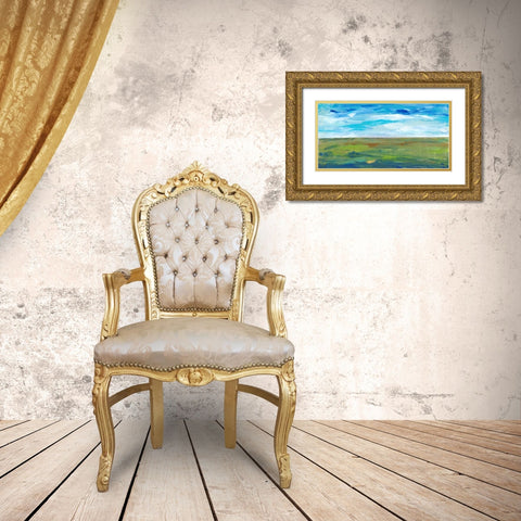 Vast Land II Gold Ornate Wood Framed Art Print with Double Matting by OToole, Tim