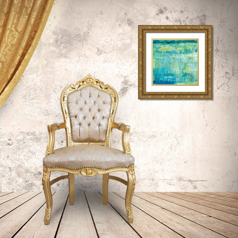 Water Reflection I Gold Ornate Wood Framed Art Print with Double Matting by OToole, Tim