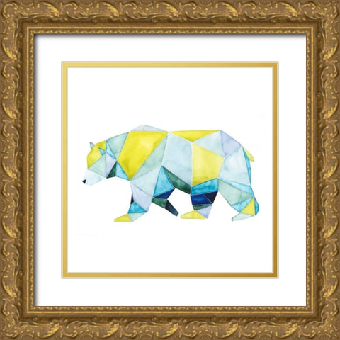 Geo Animal I Gold Ornate Wood Framed Art Print with Double Matting by Popp, Grace