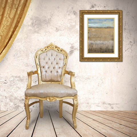 Crescendo I Gold Ornate Wood Framed Art Print with Double Matting by OToole, Tim