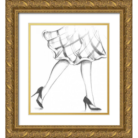 Perfect Companion II Gold Ornate Wood Framed Art Print with Double Matting by Harper, Ethan