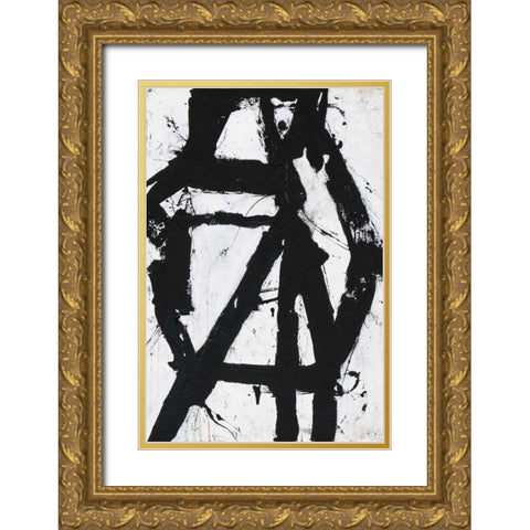 Ace of Spades I Gold Ornate Wood Framed Art Print with Double Matting by Ashley, Erin