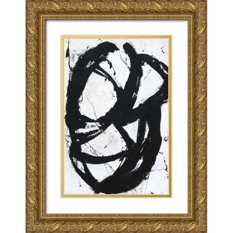 Ace of Spades II Gold Ornate Wood Framed Art Print with Double Matting by Ashley, Erin