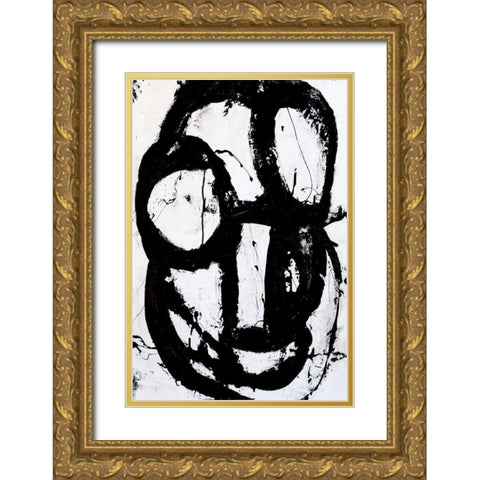 Ace of Spades III Gold Ornate Wood Framed Art Print with Double Matting by Ashley, Erin