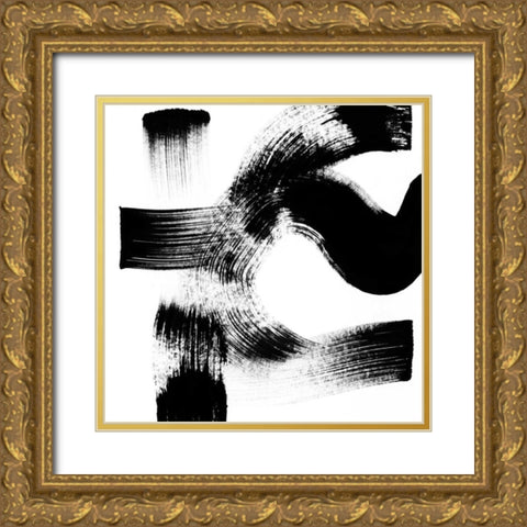 Playtime I Gold Ornate Wood Framed Art Print with Double Matting by Chandler, Sharon