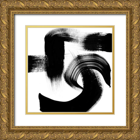 Playtime II Gold Ornate Wood Framed Art Print with Double Matting by Chandler, Sharon