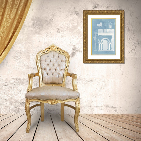 Details of French Architecture I Gold Ornate Wood Framed Art Print with Double Matting by Vision Studio