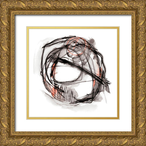 Custom Bumble Bee Flight I Gold Ornate Wood Framed Art Print with Double Matting by Harper, Ethan