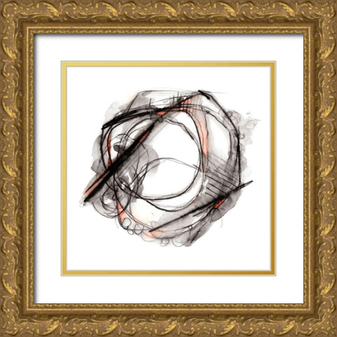 Custom Bumble Bee Flight II Gold Ornate Wood Framed Art Print with Double Matting by Harper, Ethan